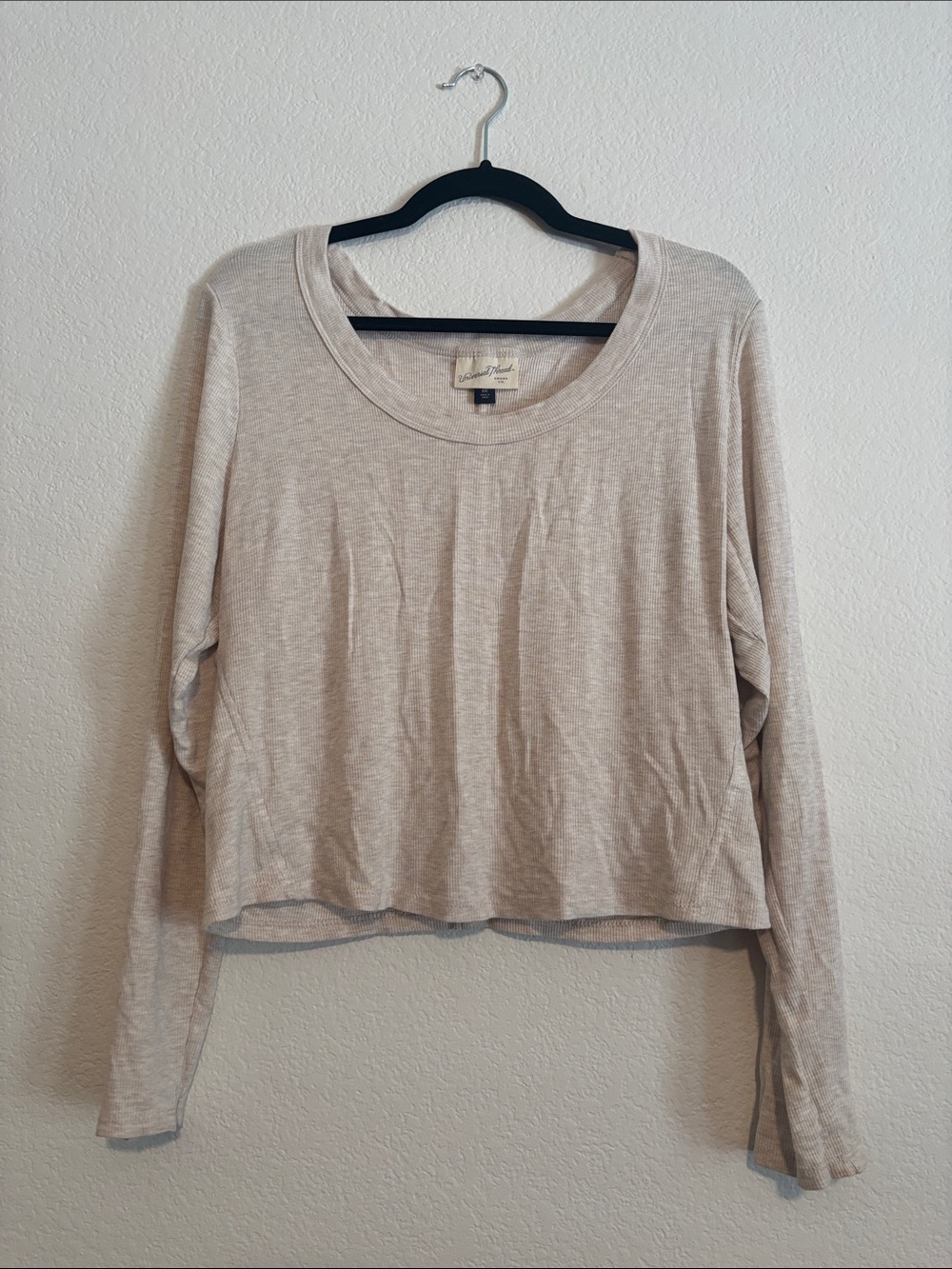 Beige Long Sleeve Tee